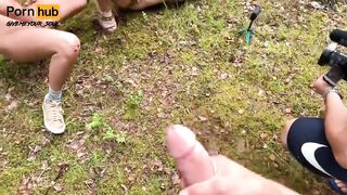 Teens Threesome In The Forest (Katty West)