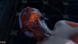 Lesbian Dark Skin Elf x Minthara Baldurs Gate 3 1080p 60fps Ultra