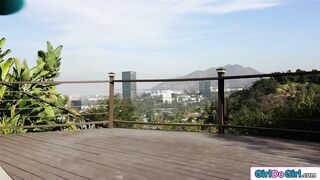 My nude yoga idea goes according to plan and I lick my bff (Veronica Rodriguez, My Dirty)