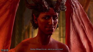 Haarlep Raphael succubus Lesbian sex scene [Baldur's Gate 3]