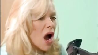 French petite mature double fisted