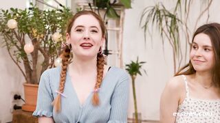 Ersties - 5 Sexy Lesbians Play A Sexy Game Together