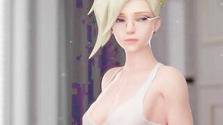 Overwatch Horny babes Compilation Uncensored 3D