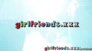 Girlfriends sexy British half Asian friend with great ass cums to visit