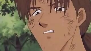 Girls are licking at the beach