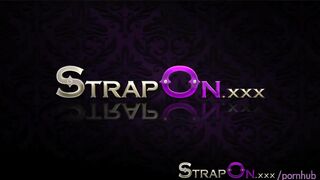 StrapOn Gina Devine knows how to use a strapon with lesbians
