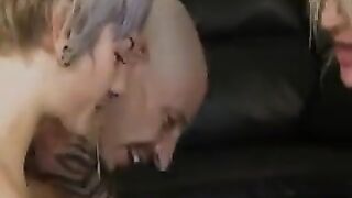 Double DIldo Fucking Whores Having A MMFF 4some