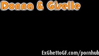 Two black lesbian hoodrats having sex