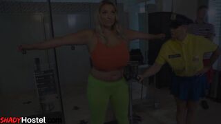 FAKEHUB - Sexy lesbians love eating hostel pussies while fingering
