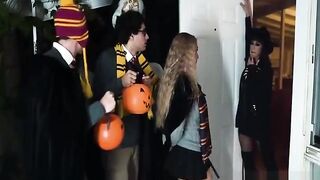 Lesbian halloween with Sloan Harper and Tabatha Jordan