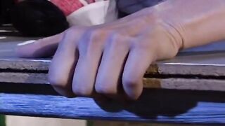 Christina Black takes a ride at the carnival (clip)