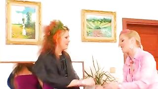 Fine ladies in messy porn