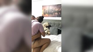 My kisses me and seduces me until I'm horny, we end up fucking