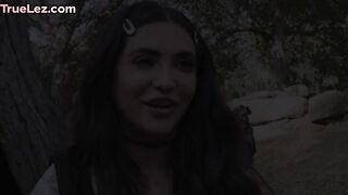 TRUE LESBIAN - Hairy lez bae eats BFF lesbian pussy while fingering