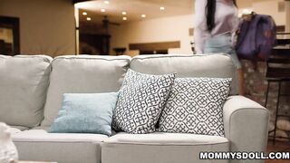 Stepdaughter offers to let stepmom try the strap on for herself (Jennifer White)