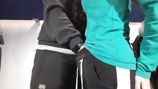 Our hot lesbian sex with a random stranger in a train compartment - Lesbian-illusion