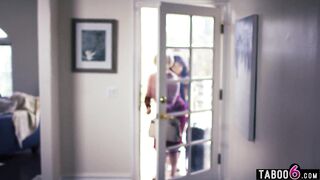 Asian teen Lulu Chu spanked hard by huge tits mature lady Dee Williams