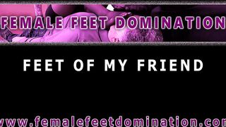 Lesbian teen makes to smell her stinky feet in pantyhose to her friend - Trailer