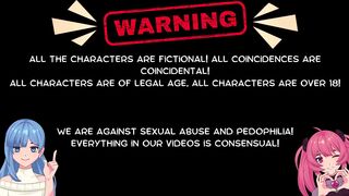 [One Piece] Nico Robin and Nami decided to celebrate their victory in Wano land, but they got caught by Monkey D Luffy and played with their pussies! ~ (Short)