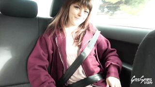 Marie fucks her friend Tiny with a strap-on