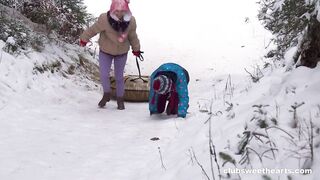 Snow Humping Bunnies