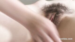 ERSTIES Nora F Laura Natural Hairy Lesbian