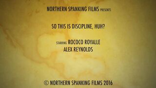 Alex Reynolds spanking Rococo Royale