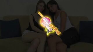 StraponCum: Pantyhose Threesome Strap-on.