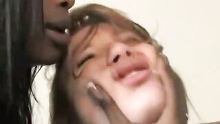 Licking Her Black Ass