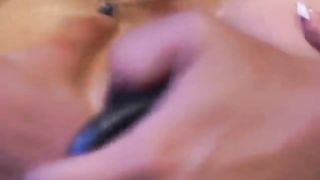 Blonde slut abused in lesbian gangbang