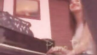 Three hot teen lesbians kissing and licking pussies