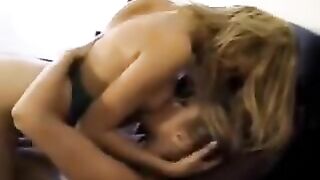 Hot tight lesbian friends having some alone time