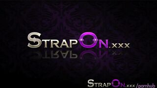 StrapOn Two lesbian angels fuck with StrapOn