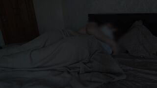 Woke up in bed with my best friend in my t-shirt, she jerked my dick off - RedHot Fox
