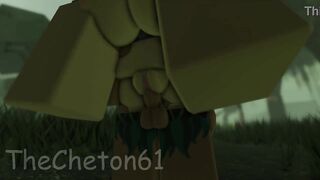 Roblox Futa fucks a girl in the jungle