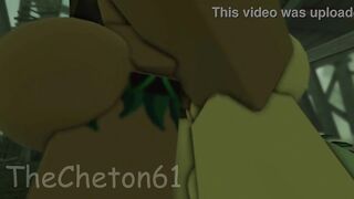 Roblox Futa fucks a girl in the jungle