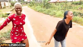 Amateur busty African lesbians Fresh and Trisha dance ending in hot sex (Juicy Black)