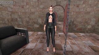 My babysitter is a beautiful submissive and her boyfriend that I share with my husband