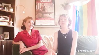 Ersties Sexy Lesbian Couple Get Intimate With Each Others Outside