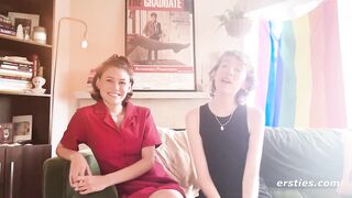 Ersties Sexy Lesbian Couple Get Intimate With Each Others Outside