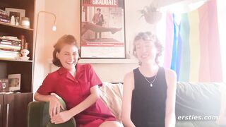 Ersties Sexy Lesbian Couple Get Intimate With Each Others Outside