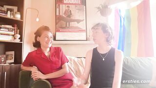 Ersties Sexy Lesbian Couple Get Intimate With Each Others Outside