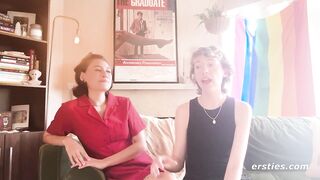 Ersties Sexy Lesbian Couple Get Intimate With Each Others Outside