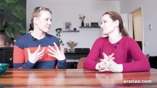 Ersties - Hot lesbian action with producer Sally B and her fan Emma K