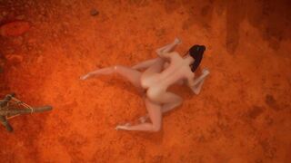 Outdoor Lesbian Missionary Tribbing Second Part 4K