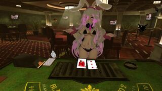 Bunny Girl loses everything while gambling [VRchat ERP] Intense moaning, nudity, lesbian scissoring