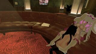 Bunny Girl loses everything while gambling [VRchat ERP] Intense moaning, nudity, lesbian scissoring
