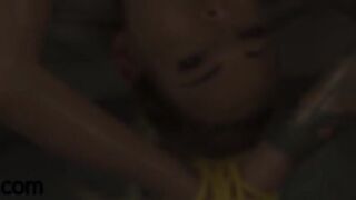 FAKEHUB - Hostel lesbians fuck with huge strapon in wet pussies