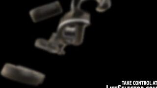 Girl whipped and hard fucked by angry couple