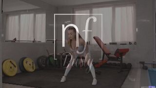 Lesbians Exercising Together